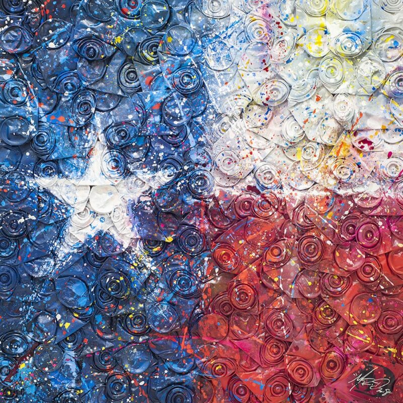 P 20 Texas Square Print