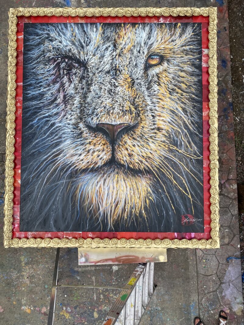 P 21 Rare Lion Art