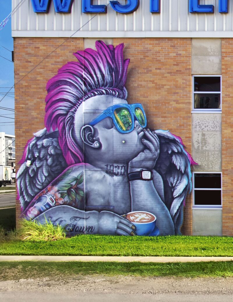 P 23 Mohawk Cherub Wall